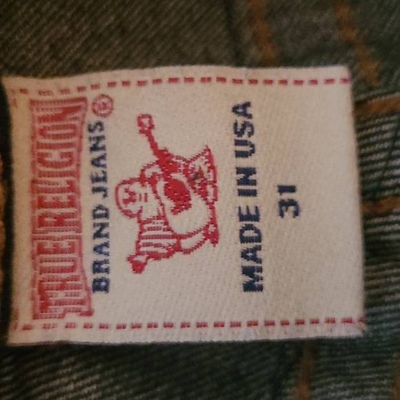 True Religion Joey Dark Wash Flare Cut Jeans - Picture 9 of 15